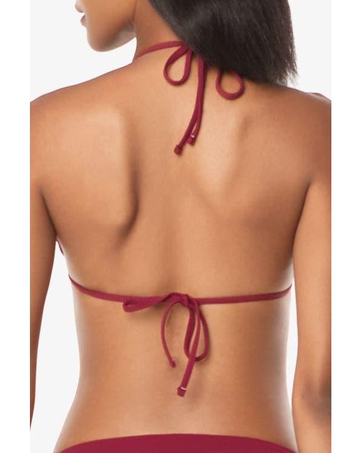 Helen Jon Red Tortoise Ring String Top