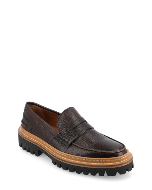 Taft Brown The Country Lug Sole Penny Loafer for men