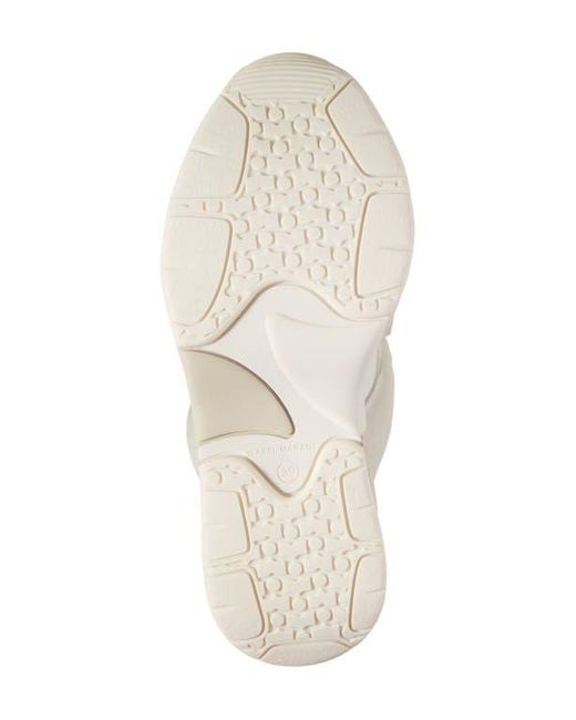 Isabel Marant White Balskee Hidden Wedge High Top Sneaker