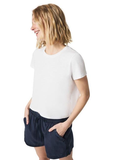 Splendid White Lousia Short Sleeve T-Shirt