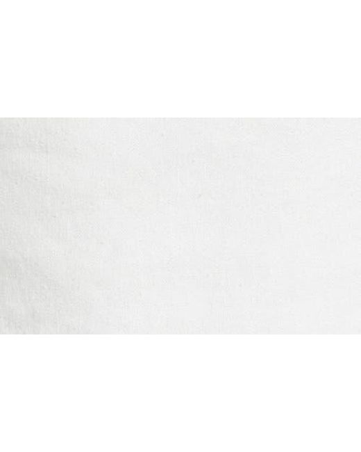 BP. White Linen Blend Corset Top