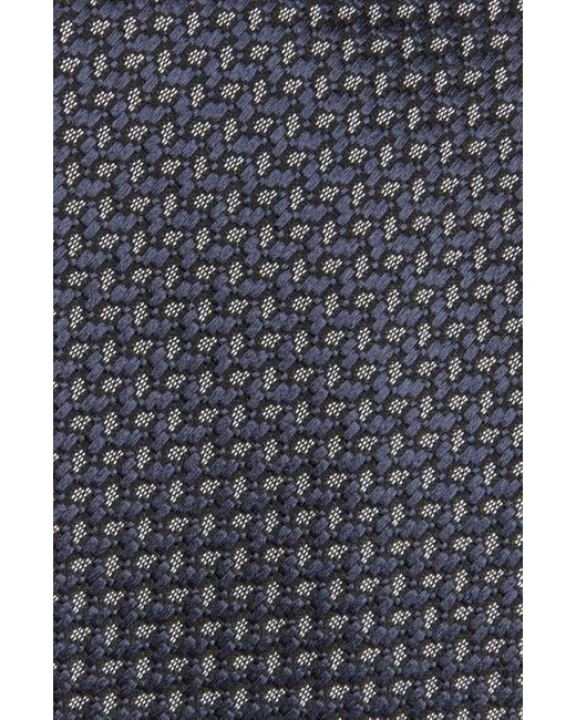 Zegna Black Silk Tie for men