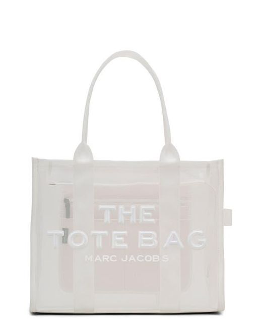 Marc Jacobs The Large Mesh Tote Bag in White | Lyst