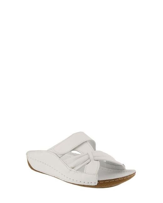 Spring Step White Gretta Sandal