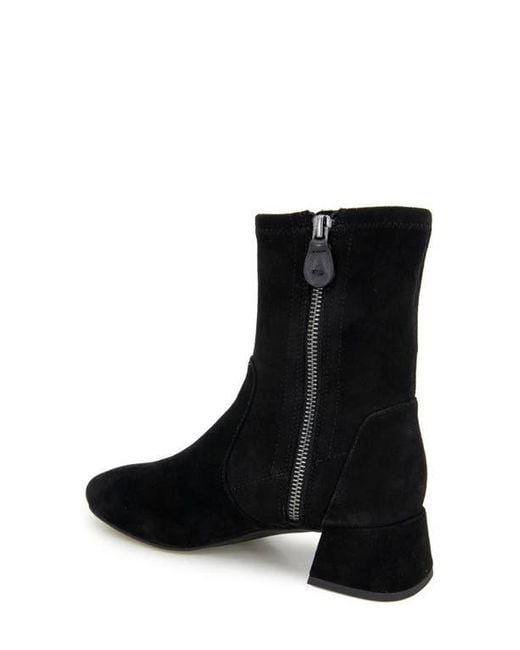 Gentle Souls Black Elbert Block Heel Bootie