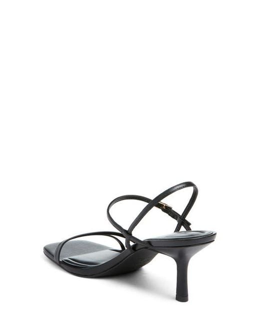 Open Edit Metallic Rania Square Toe Sandal