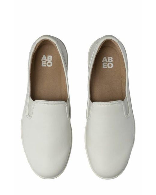 ABEO White Encore Slip On Sneaker