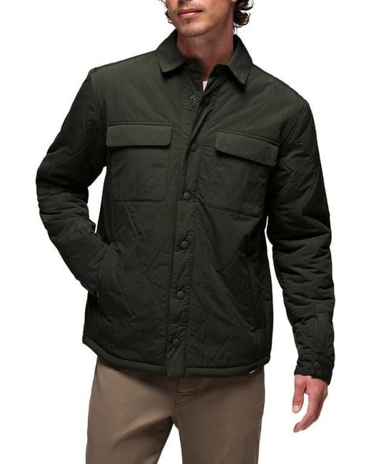 Prana Black Encinitas Quilted Jacket for men