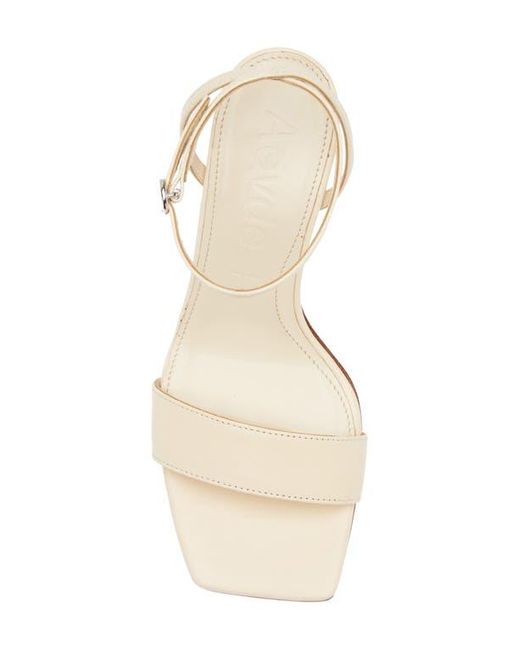 Aeyde Natural Fenna Ankle Strap Sandal
