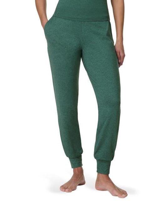 Sweaty Betty Green Gaia Long Pocket Joggers