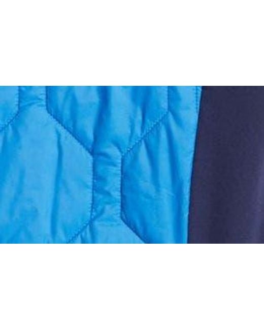 Peter Millar Blue Blitz Water Resistant Onion Quilted Nylon Vest for men