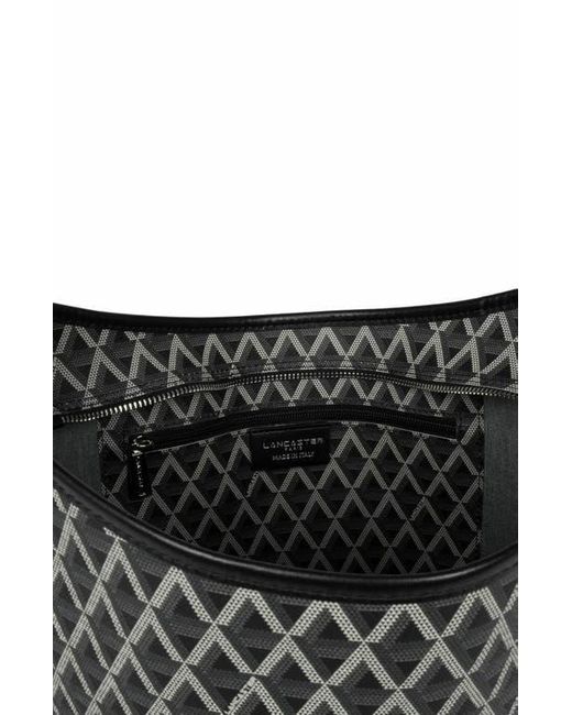 Lancaster Black Zipped Bucket Bag Ikon It