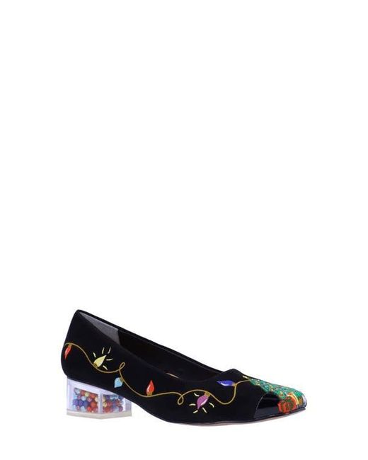 J. Reneé Black Noel Steps Pump