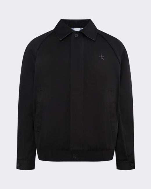 le PERE Black Harrington Jacket for men