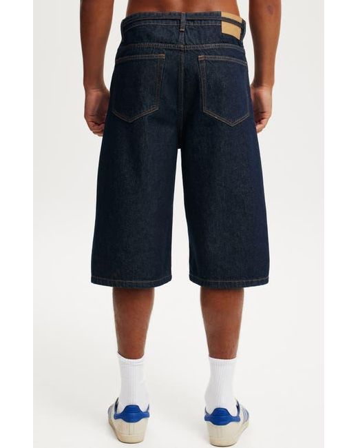 Cotton On Blue Super Baggy Jort for men