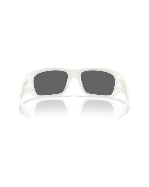 Oakley Gray 60Mm Prizm Rectangular Sunglasses for men