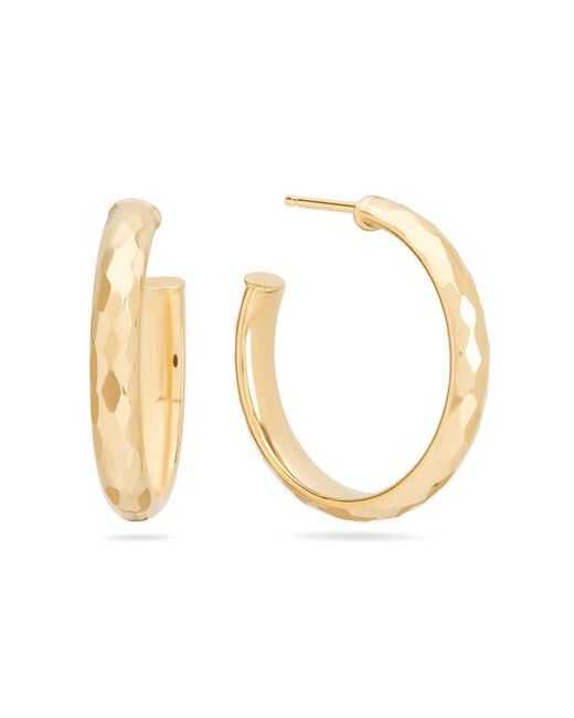 Lana Jewelry Metallic 14K Disco Hoop Earrings