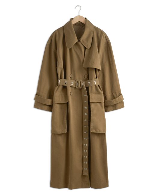 & Other Stories Natural & Trench Coat