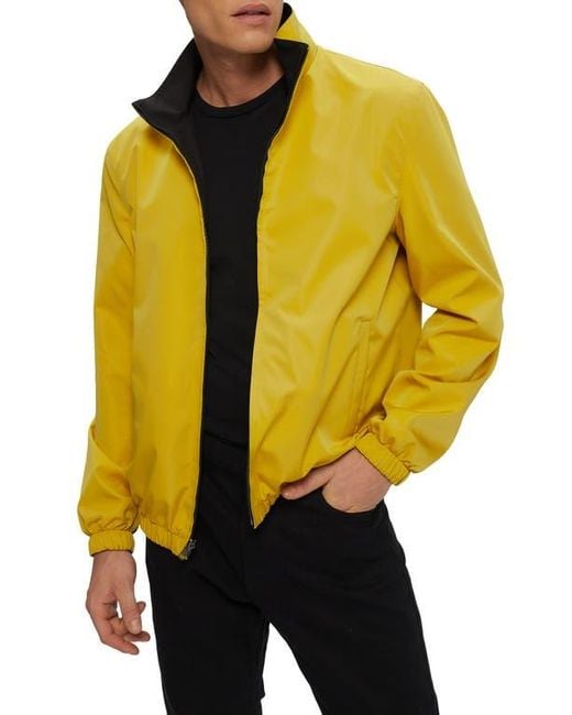 Gorski Black Reversible Zip Jacket for men