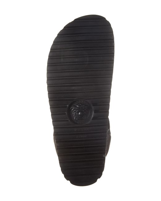 Versace Black Medusa Track Sandal for men