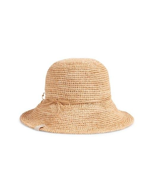 Rag & Bone Natural Woven Raffia Bucket Hat