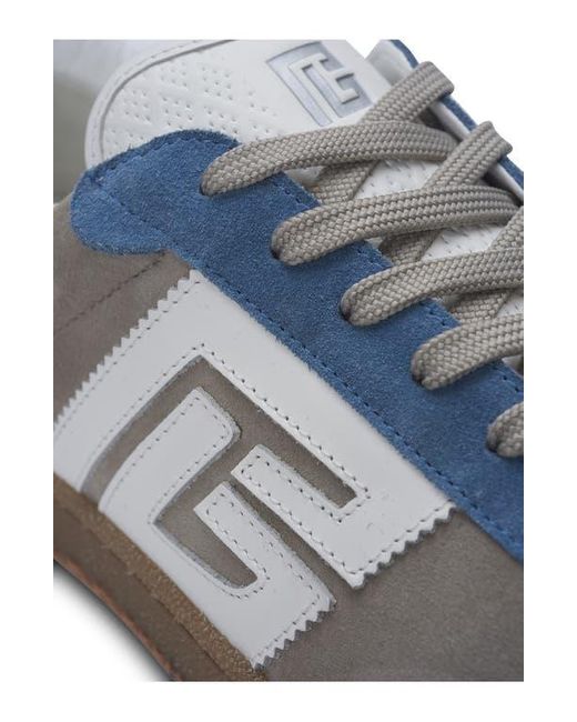 Balmain Blue Swan Low Top Sneaker for men