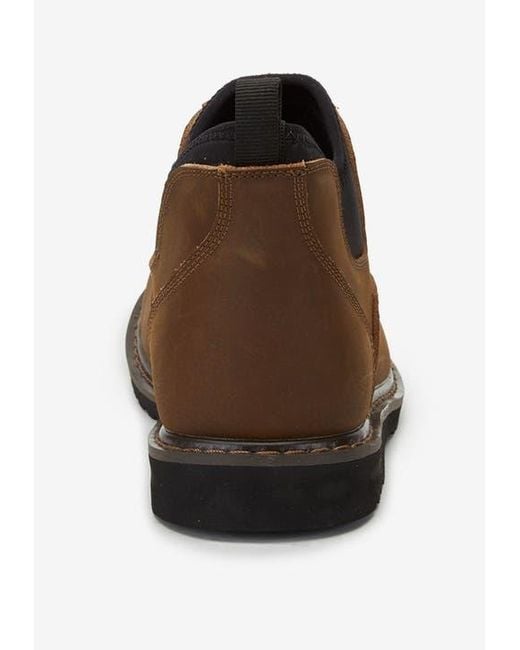 Kingsize Brown Pull-On Boots for men