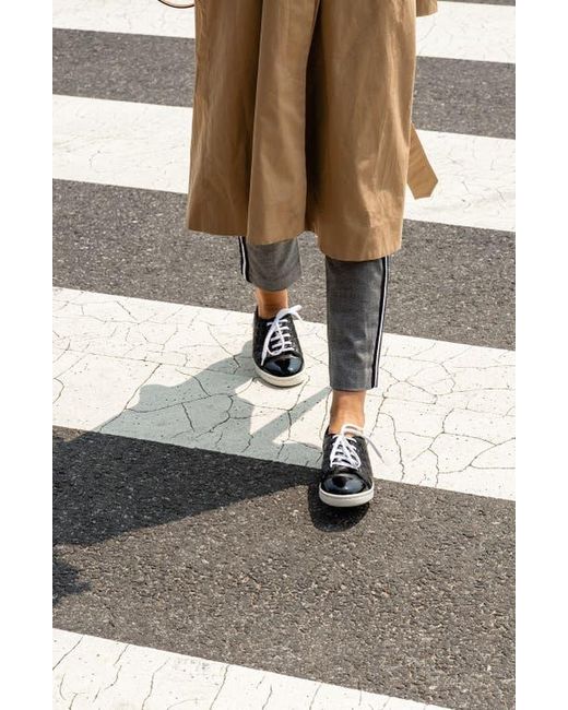 Paul Mayer Black Samba Cap Toe Sneaker