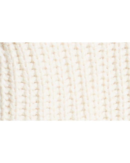 Rails White Romi Floral Crochet Accent Crewneck Sweater