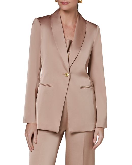 Donna Karan Natural Shawl Collar Jacket