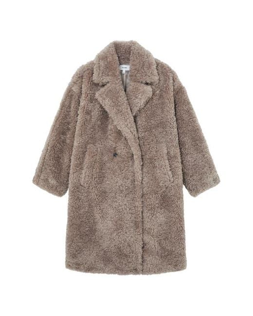 Reiss Multicolor Darla Faux Fur Coat