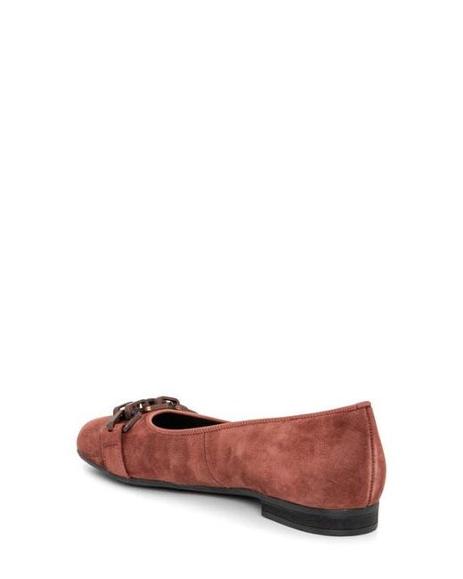Ara Brown Scout Chain Ballet Flat