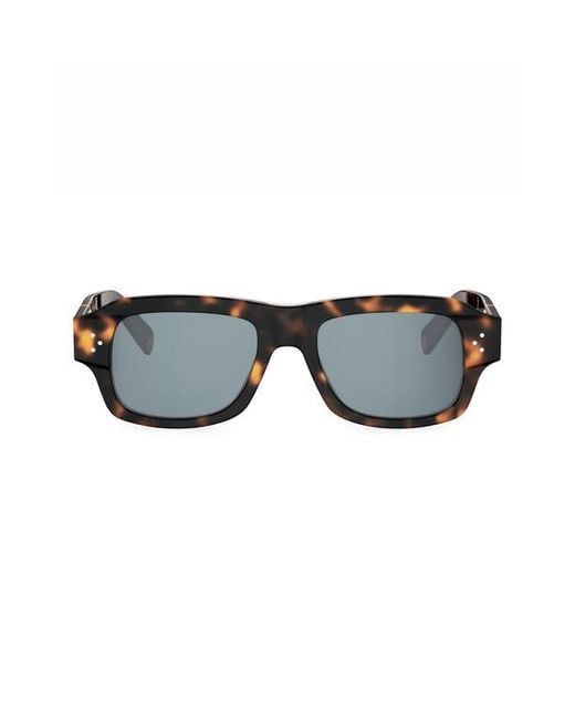Céline Gray 3 Dots 53Mm Rectangular Sunglasses
