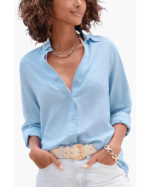 Lascana Blue Button Down Blouse