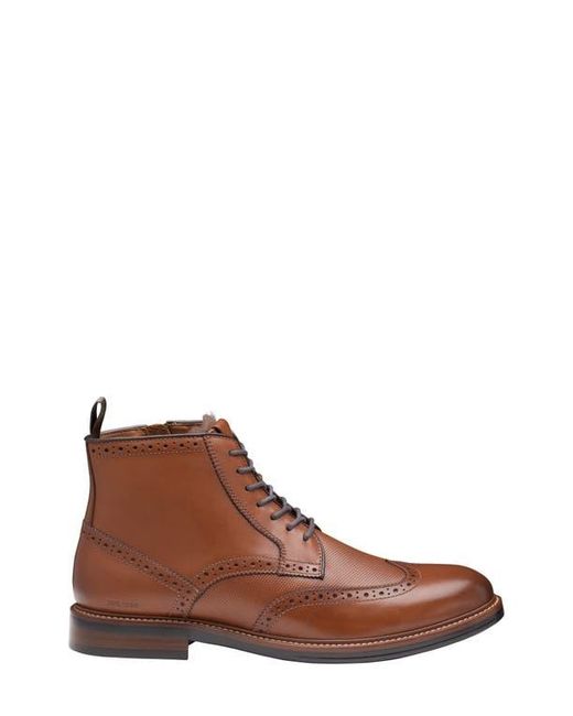 Johnston & Murphy Brown Durham Waterproof Cap Toe Boot for men