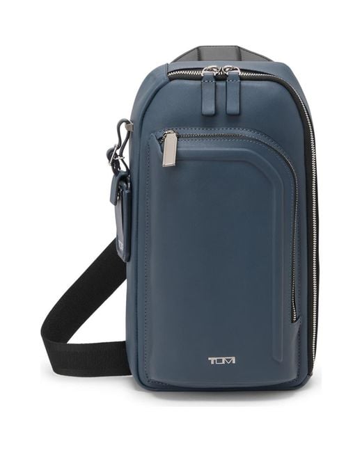 Tumi Blue Harrison Gregory Sling Pack for men