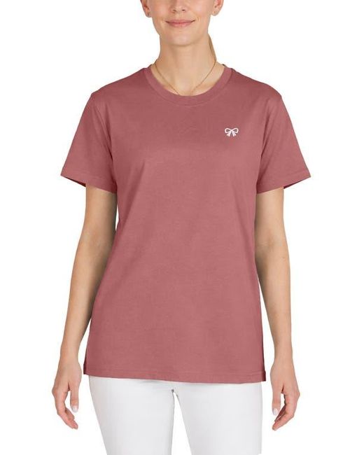 Alix Pink Bow Jersey Tee