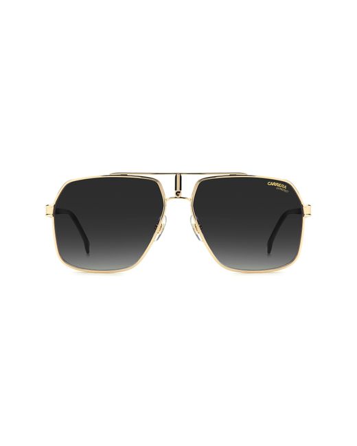 Carrera Black 62mm Oversize Gradient Navigator Sunglasses for men