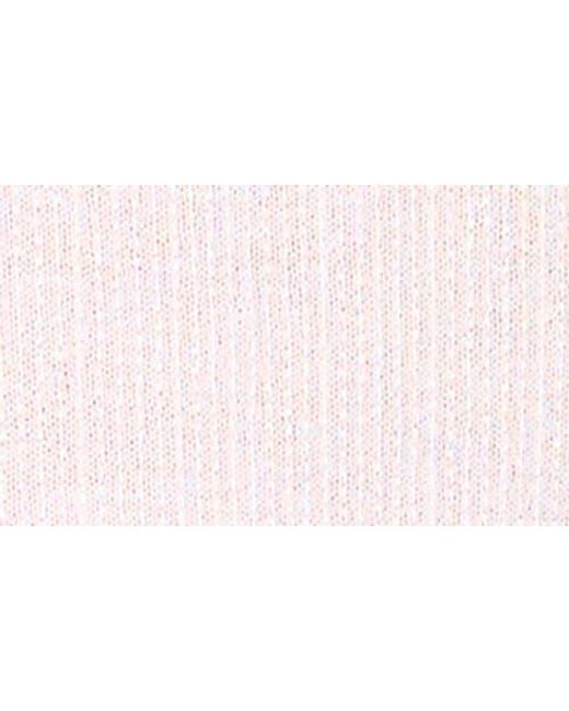 Halogen® White Sequin Detail Sleeveless Sweater