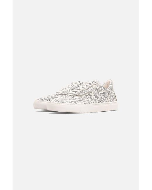 Fini White Bold Ty Sneaker