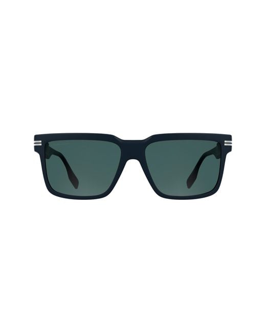 Canada Goose Green 59Mm Modified Rectangular Sunglasses for men