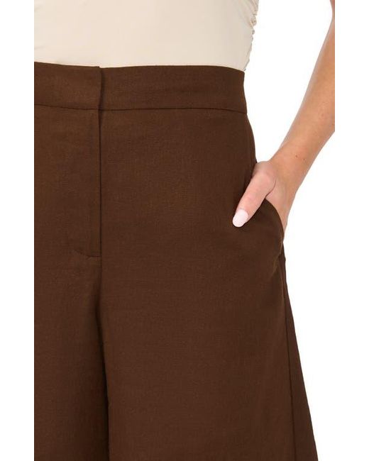 Halogen® Brown Tailored Shorts