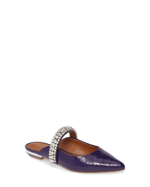 princely crystal embellished mule