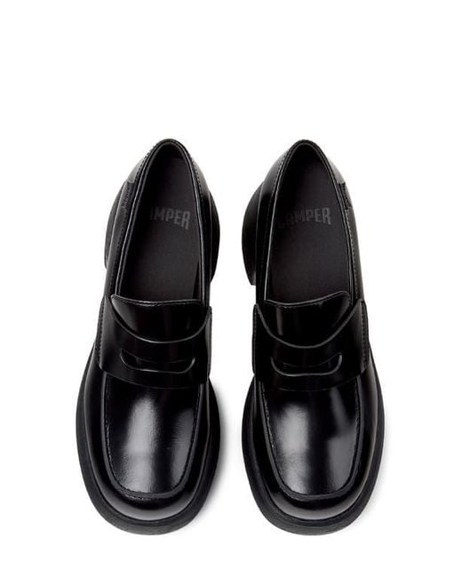 Camper Black Thelma Ii Platform Loafer
