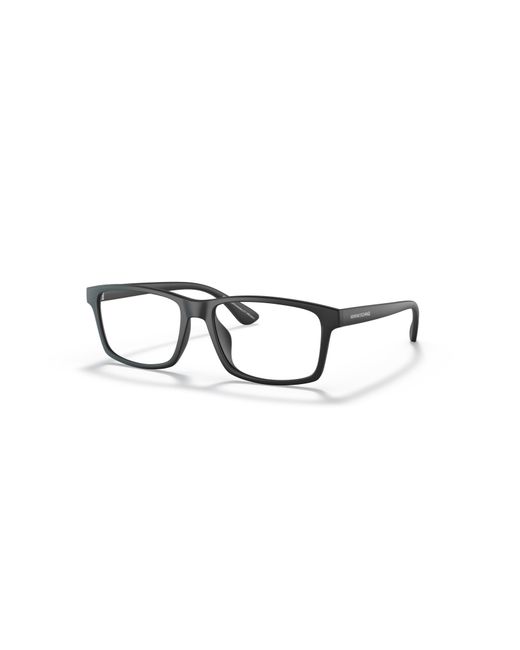 ARMANI EXCHANGE Black 54Mm Rectangle Optical Glasses for men