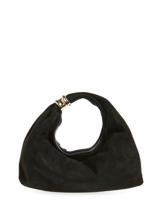 Madewell Black The Suede Mini Ring Pouch