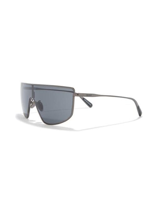Quay Gray Entourage 138Mm Gradient Shield Sunglasses
