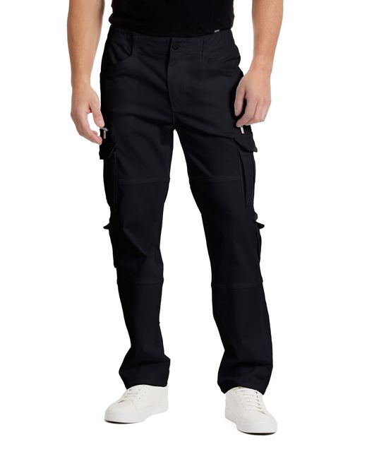 Monfrere Black Tactical Cargo Pants for men