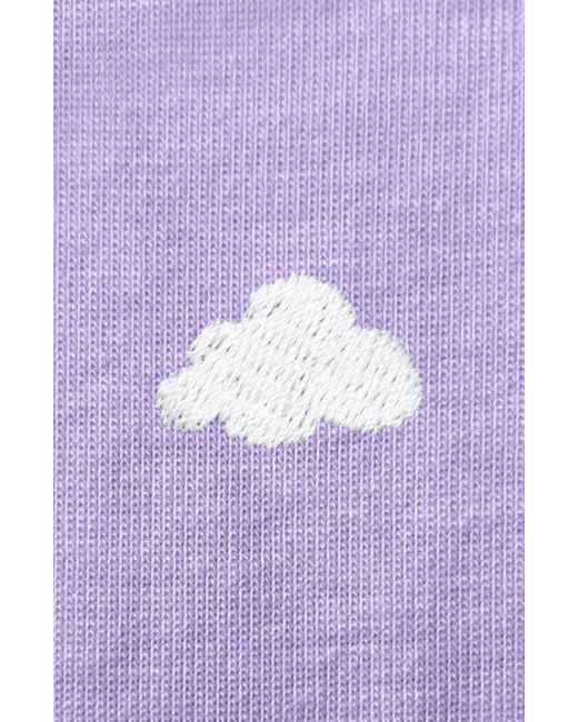 Alix Purple Lil Cloud Lightweight Jersey Tee for men