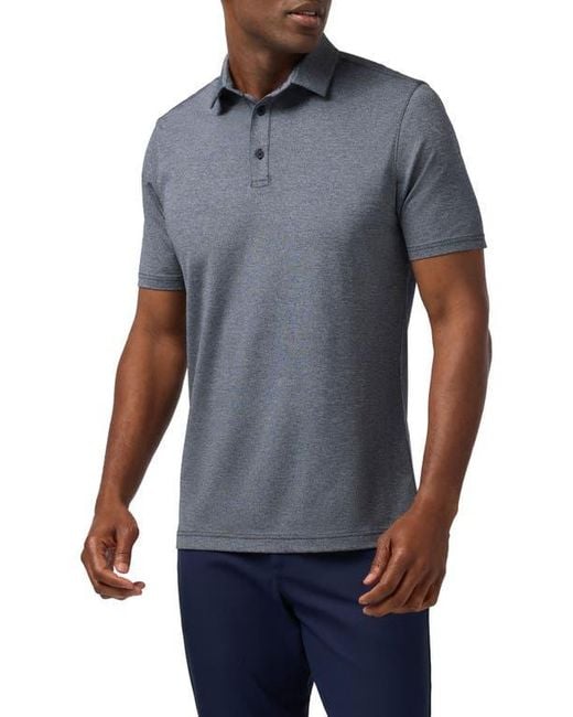 Mizzen+Main Blue Harper Performance Polo for men